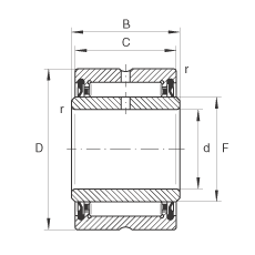 LS NA4910-2RSR, ߴϵ 49ɂ(c)ܷ