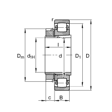ΝLS 20318-K-MB-C3 + H318, (j) DIN 635  DIN 5415 (bio)(zhn)Ҫߴ, F׺;o
