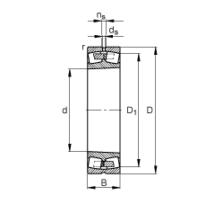 {(dio)ĝLS 23048-K-MB, (j) DIN 635-2 (bio)ʵҪߴ, FF 1:12
