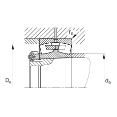 {(dio)ĝLS 22264-K-MB, (j) DIN 635-2 ˜ʵҪߴ, FF 1:12
